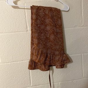 Olive Clothing Dark Orange Mini Skirt